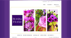 Desktop Screenshot of bonitaflorist.biz